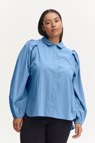 Fransa Bluse 'Hallie' i blå: forside