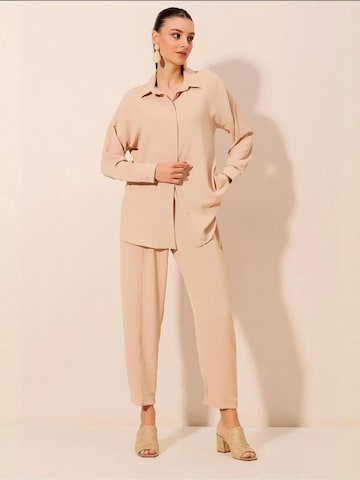 Bigdart - Calças de fato em bege