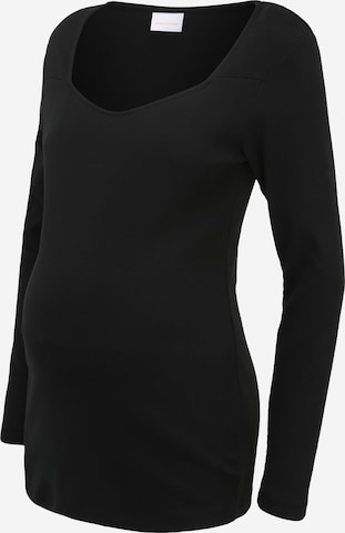 Mamalicious Curve Shirt 'NAJA' in Black: front