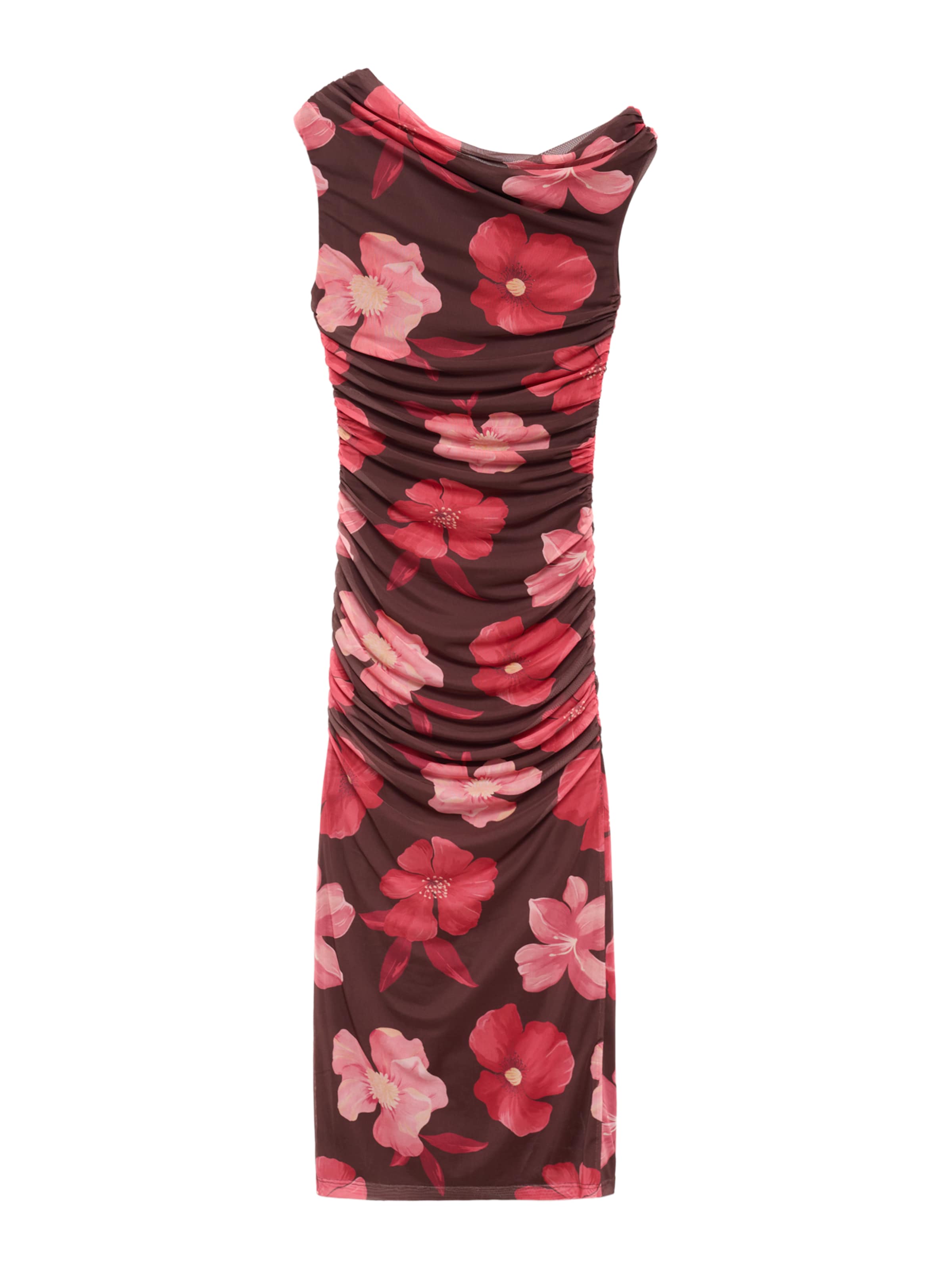 MANGO Dress 'Meri' in Brown: front