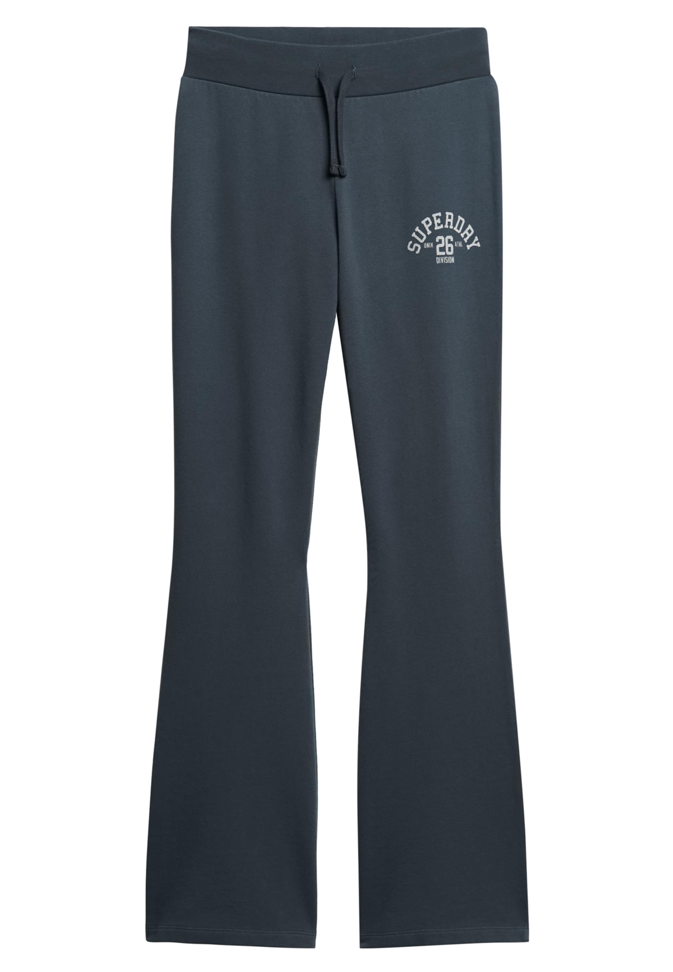 Superdry Broek 'Essential' in de kleur Antraciet / Stone grey, Productweergave