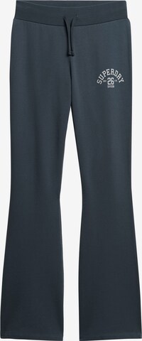 Superdry Flared Pants 'Essential' in Grey: front