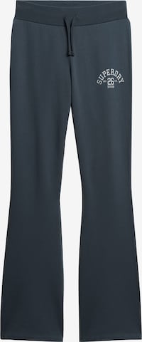 Superdry Flared Pants 'Essential' in Grey: front