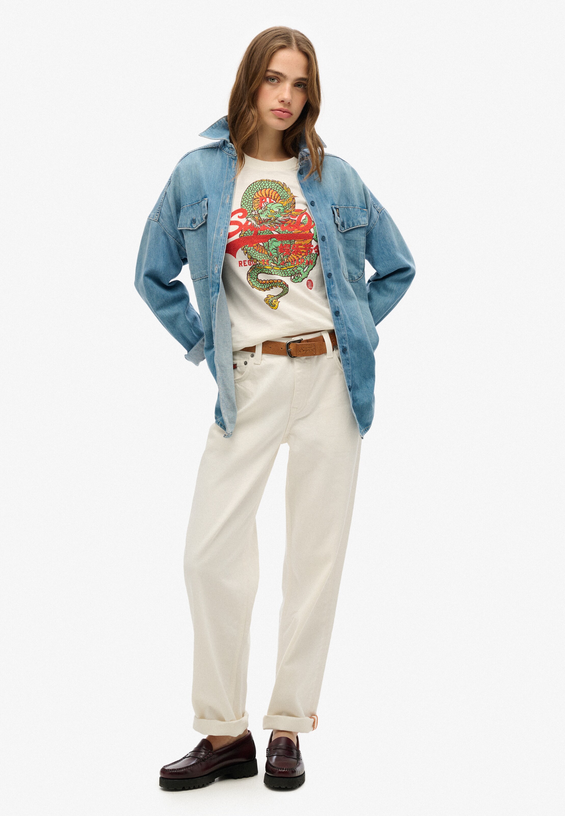 Superdry Shirt 'Tokyo' in Wit