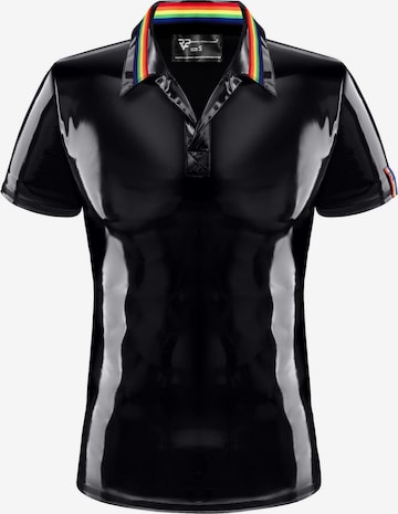 Regnes Fetish Planet Shirt 'Raffaele' in Schwarz: Vorderseite