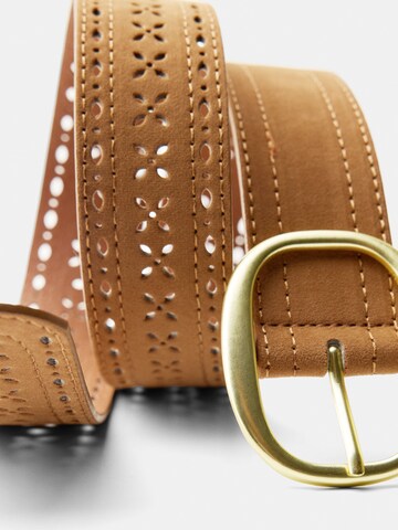 Ceinture Bershka en marron