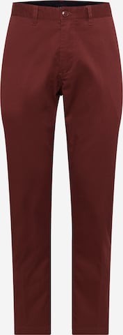 Obey Regular Chino in Bruin: voorkant