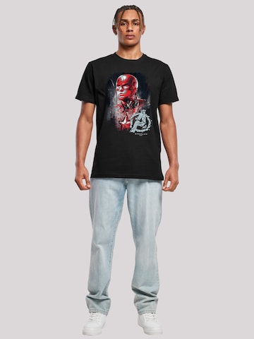 F4NT4STIC Shirt 'Avengers Endgame Captain America' in Black