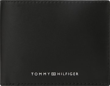 Portamonete di TOMMY HILFIGER in nero: frontale
