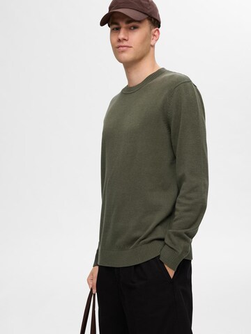 SELECTED Pullover 'SLHBERG' in Grün