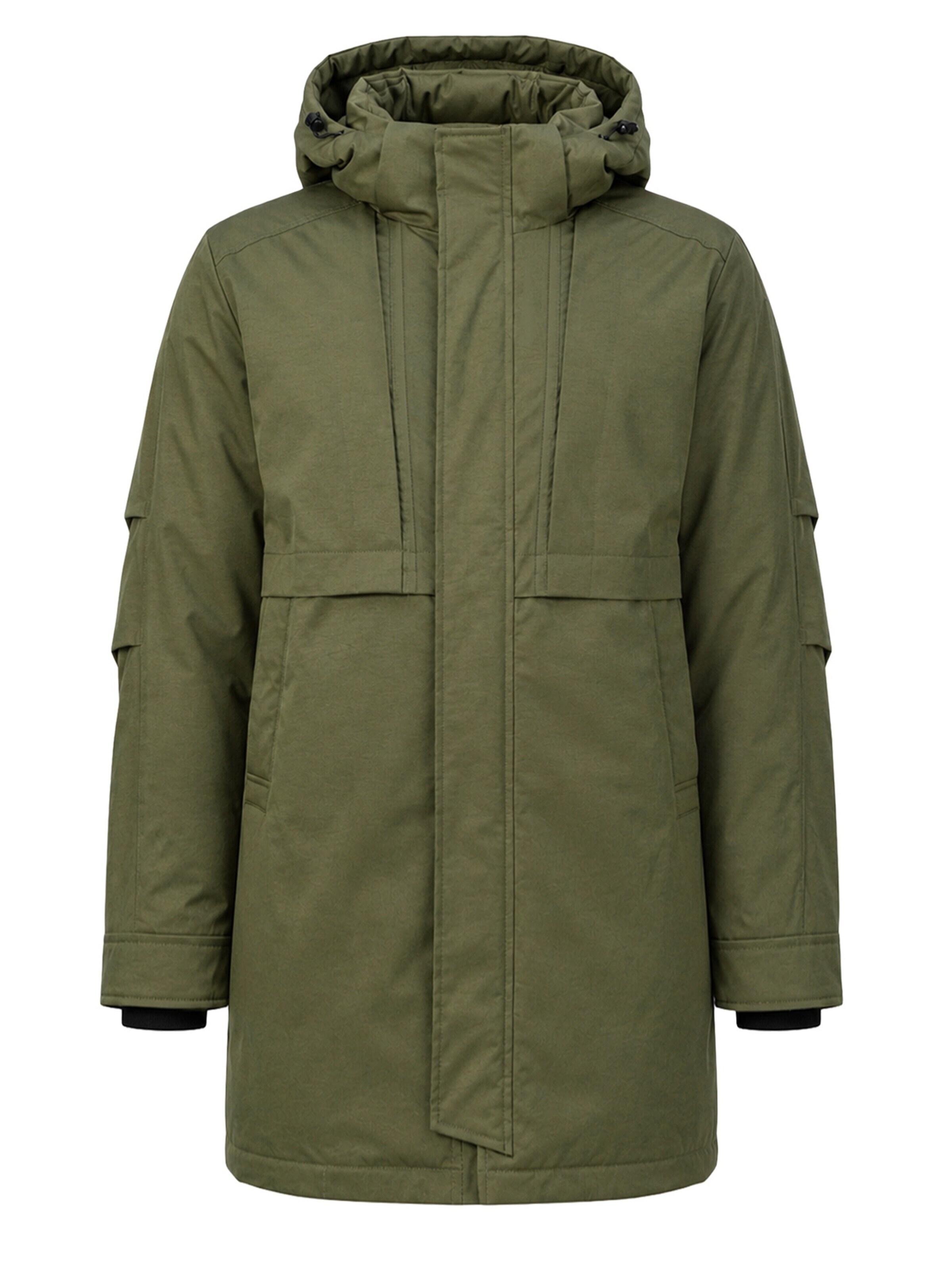 ALLTHEMEN Winter Coat 'Eishauch' in Green