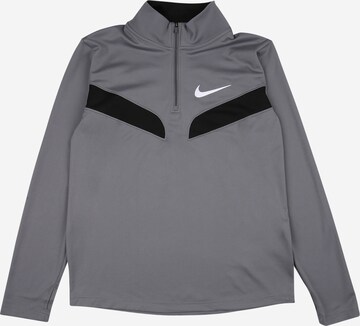 NIKE - Camisa funcionais em cinzento: frente