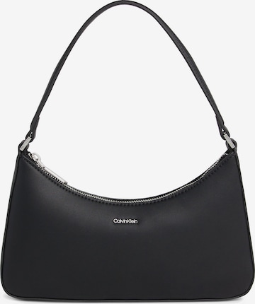 Calvin Klein - Bolso de hombro en negro: frente