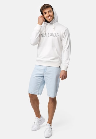 INDICODE JEANS Sweatshirt 'Lizzo' in Weiß