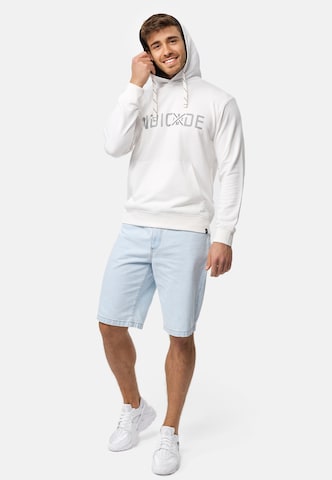 INDICODE JEANS Sweatshirt 'Lizzo' in White