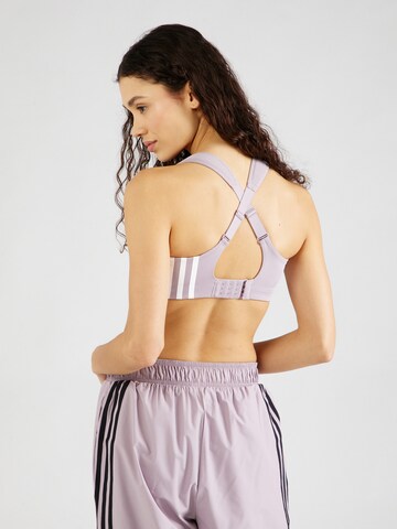 ADIDAS PERFORMANCE Bralette Sports Bra in Purple