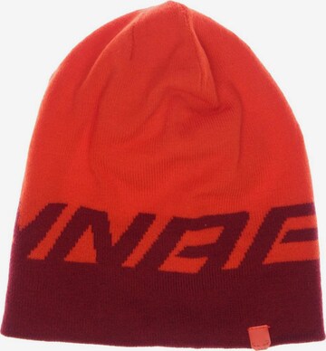 DYNAFIT Hat & Cap in One size in Red: front