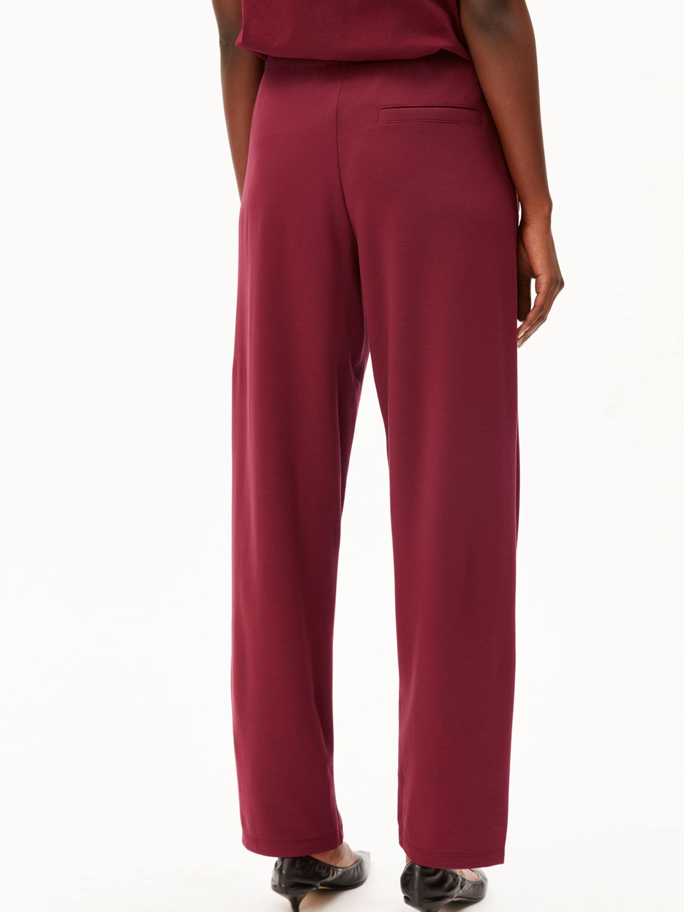 Barrel Pantalon ARMEDANGELS en rouge