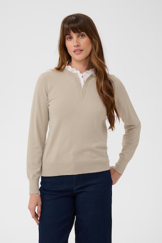 Kaffe Trui in Beige: voorkant