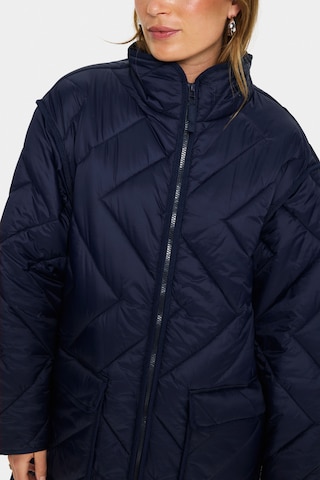 SAINT TROPEZ Between-seasons coat 'Lucinda' in Blue