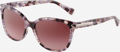 COACH Lunettes de soleil '0HC8132' en aubergine / rose ancienne / bourgogne, Vue avec produit