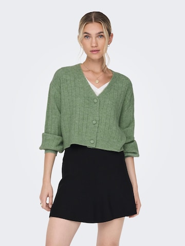 ONLY Knit cardigan 'Kimber' in Green: front