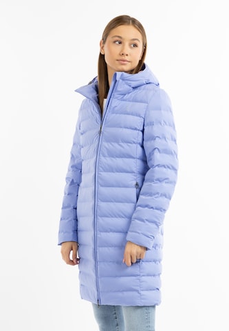 MYMO Winter Coat in Blue: front