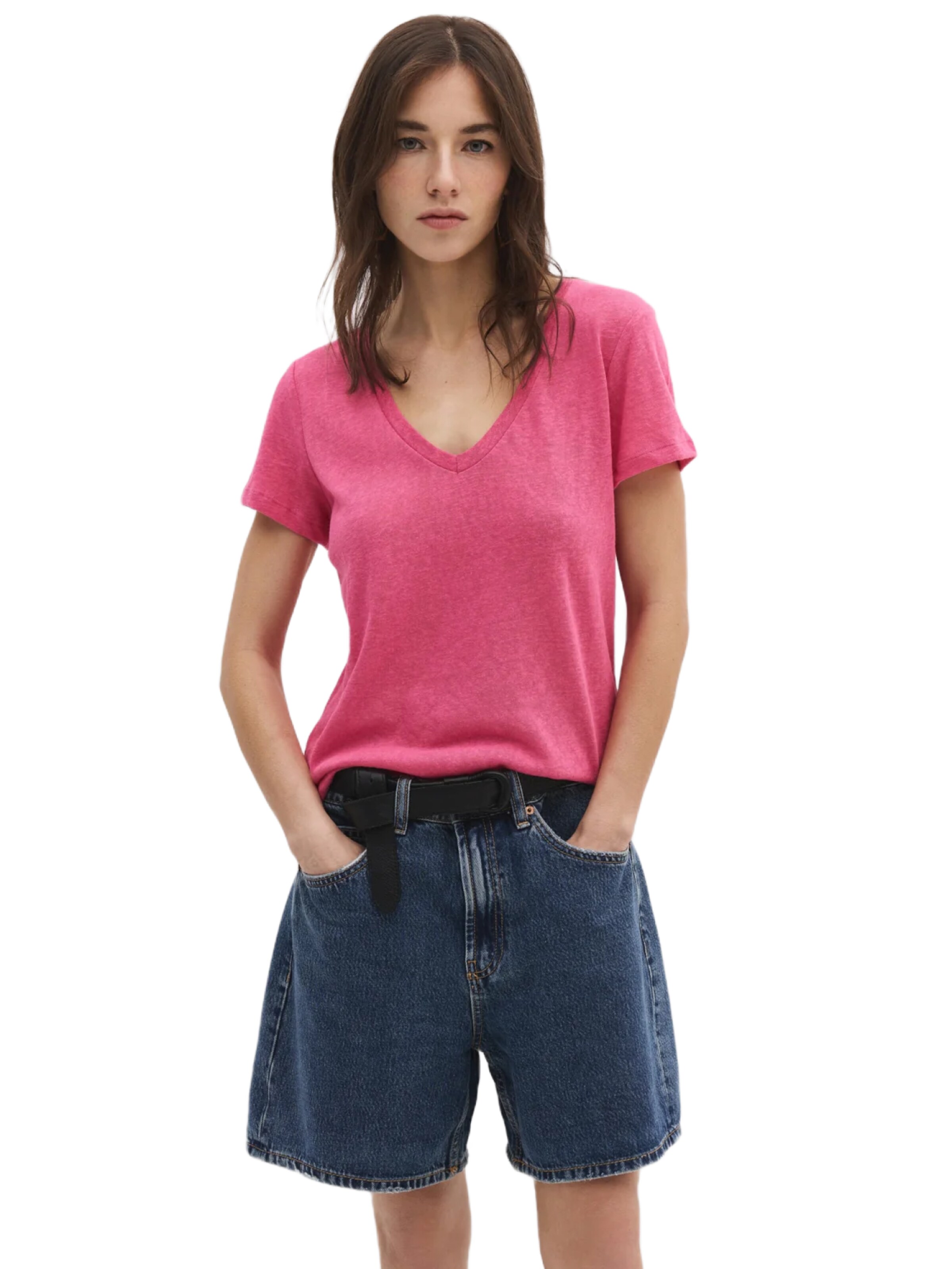 No Matter What T-Shirt in Pink: Vorderseite