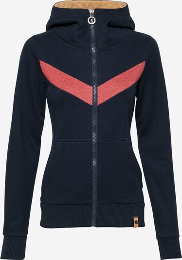 Fli Papigu Zip-Up Hoodie 'Alles nur Instinkt' in Dark blue, Item view