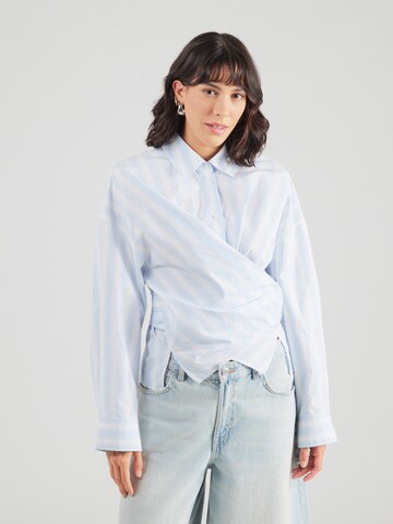 & Other Stories Blouse 'Joe' in Blue: front