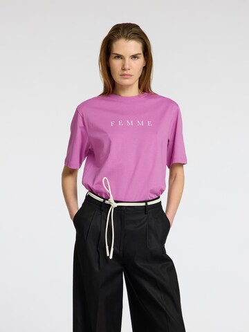 SELECTED FEMME Póló 'VILJA' - rózsaszín: elől