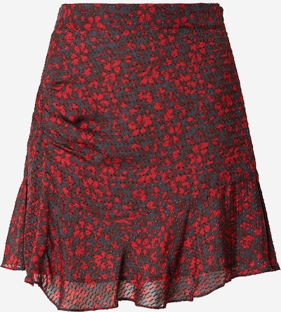 Sijonas iš SECOND FEMALE, spalva – safyro / ruda / tamsiai raudona, Prekių apžvalga