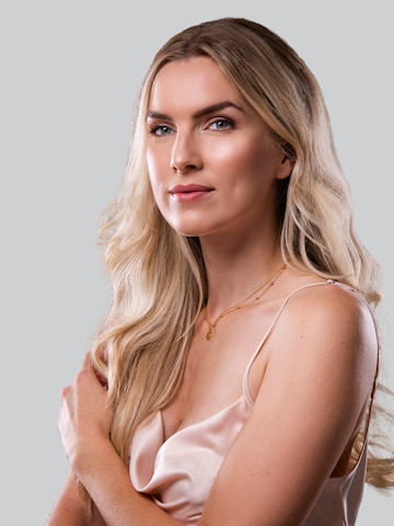 Amberz Ketting 'Bloem' in Goud