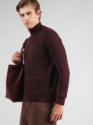 Pull-over bugatti en violet : devant