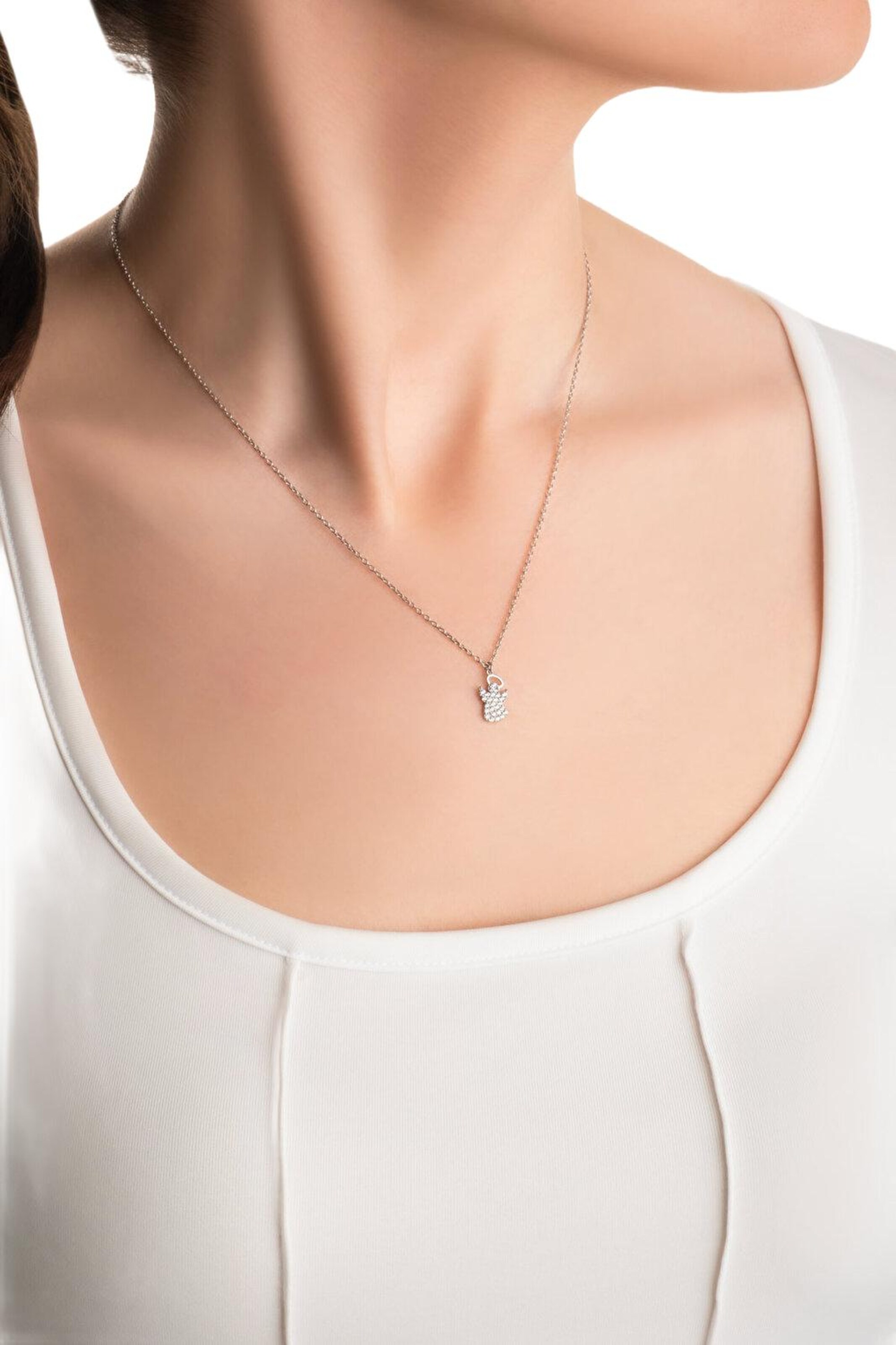 Chaîne So Chic en argent : devant