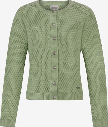 STOCKERPOINT Knit Cardigan 'Juliette' in Green: front