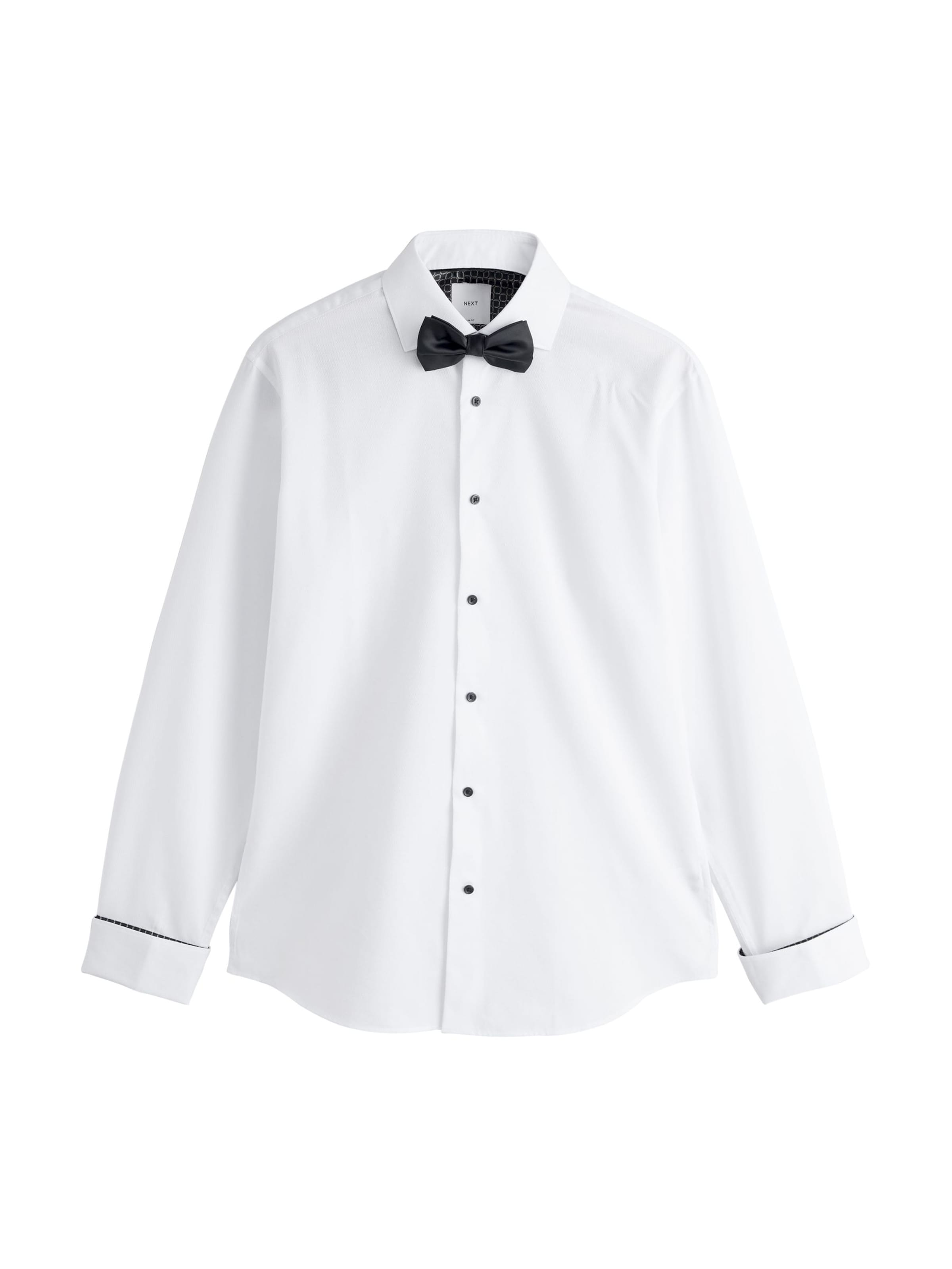 Next Regular Fit Hemd in Weiß: Vorderseite