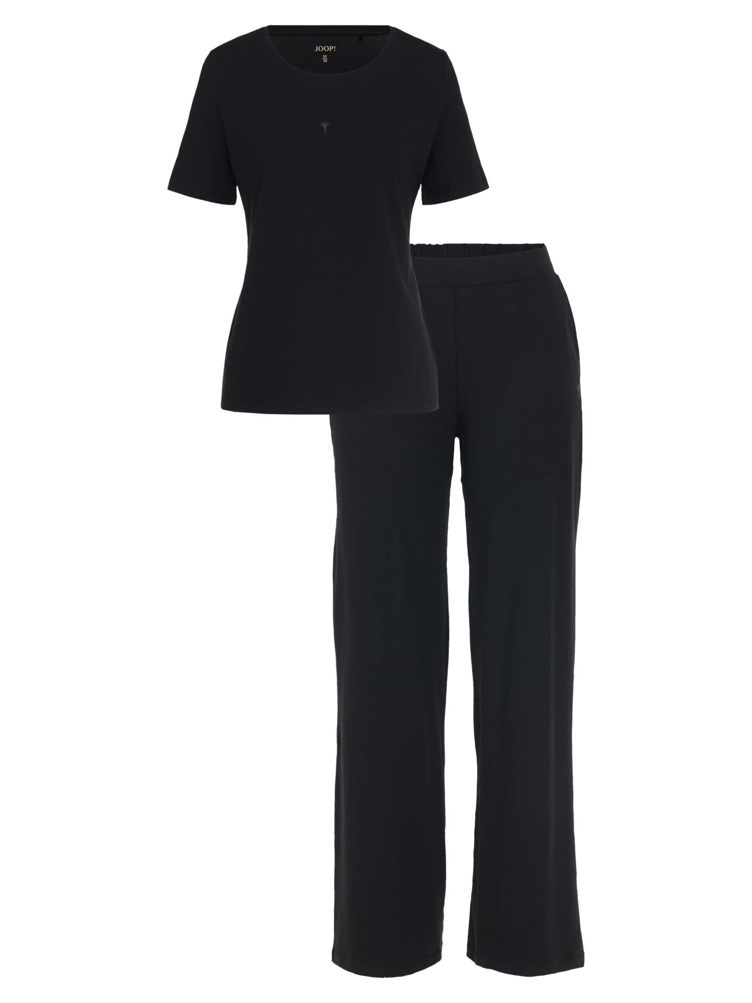 JOOP! Pajama 'Cosy' in Black: front