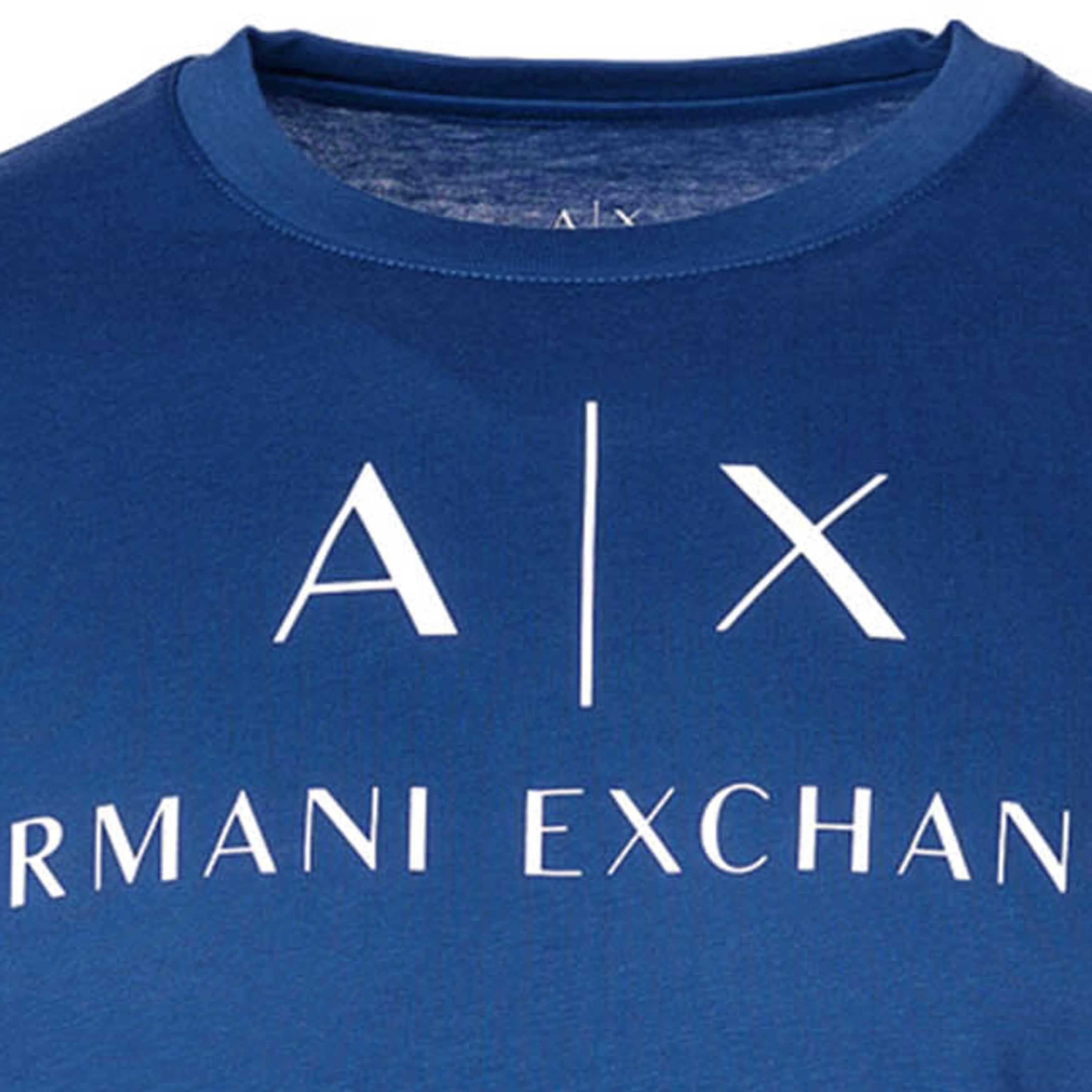 ARMANI EXCHANGE Tričko – modrá