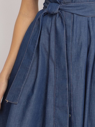 JIORO Blousejurk 'ESSENTIALS' in Blauw