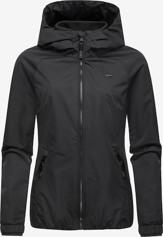 Ragwear Performance Jacket 'Dizzie' in Black: front