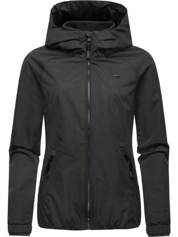 Ragwear Performance Jacket 'Dizzie' in Black