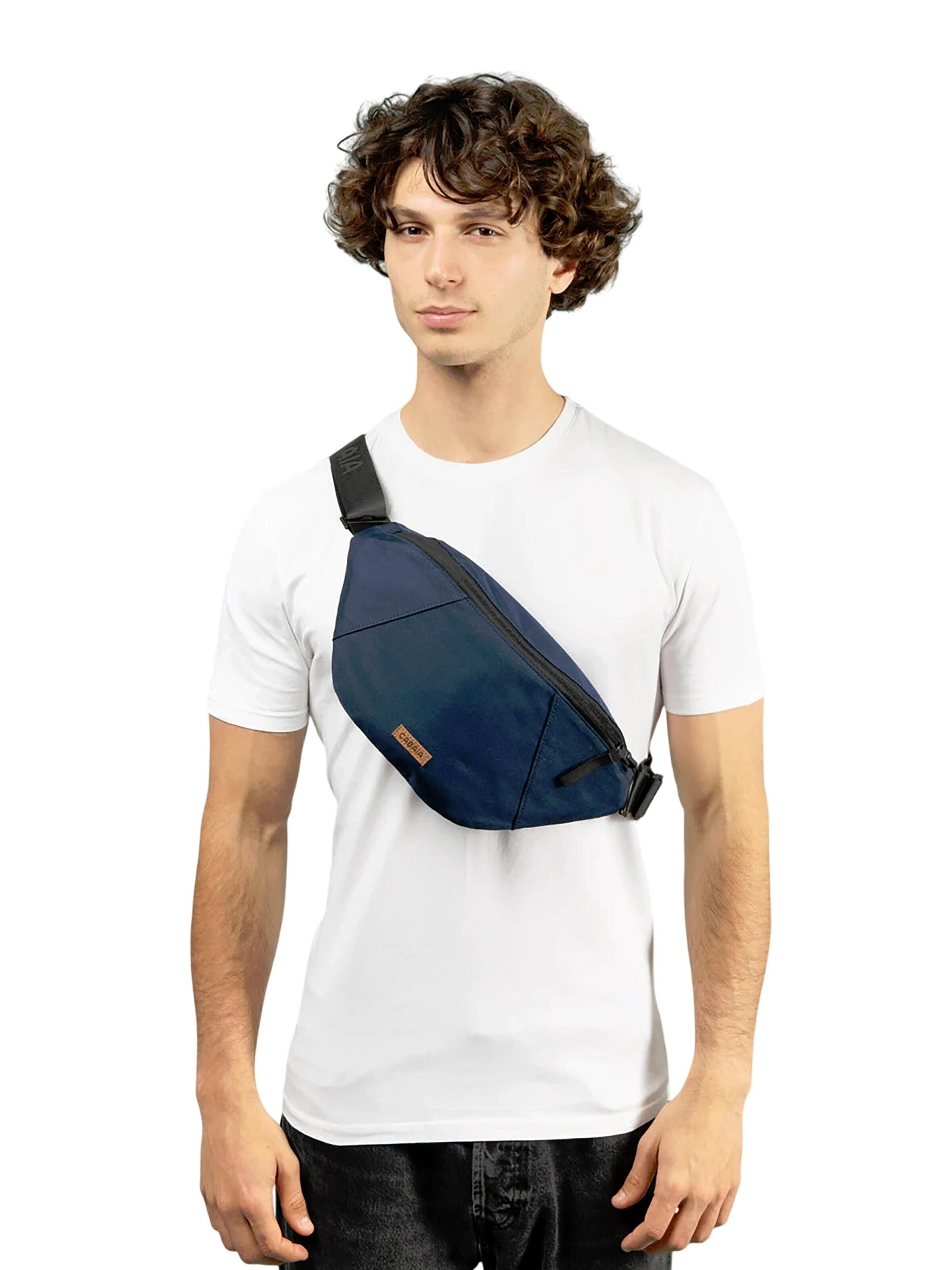 Cabaia Fanny Pack '2IN1 Large Reykjavik' in Blue: front