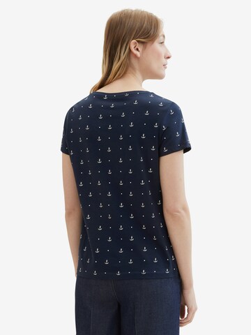 TOM TAILOR T-Shirt in Blau