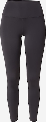 4F Skinny Sporthose in Schwarz: Vorderseite