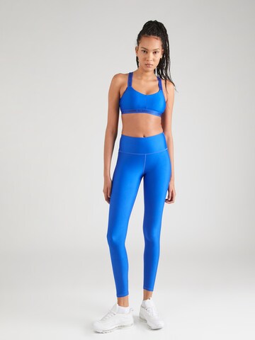 UNDER ARMOUR Skinny Sporthose in Blau