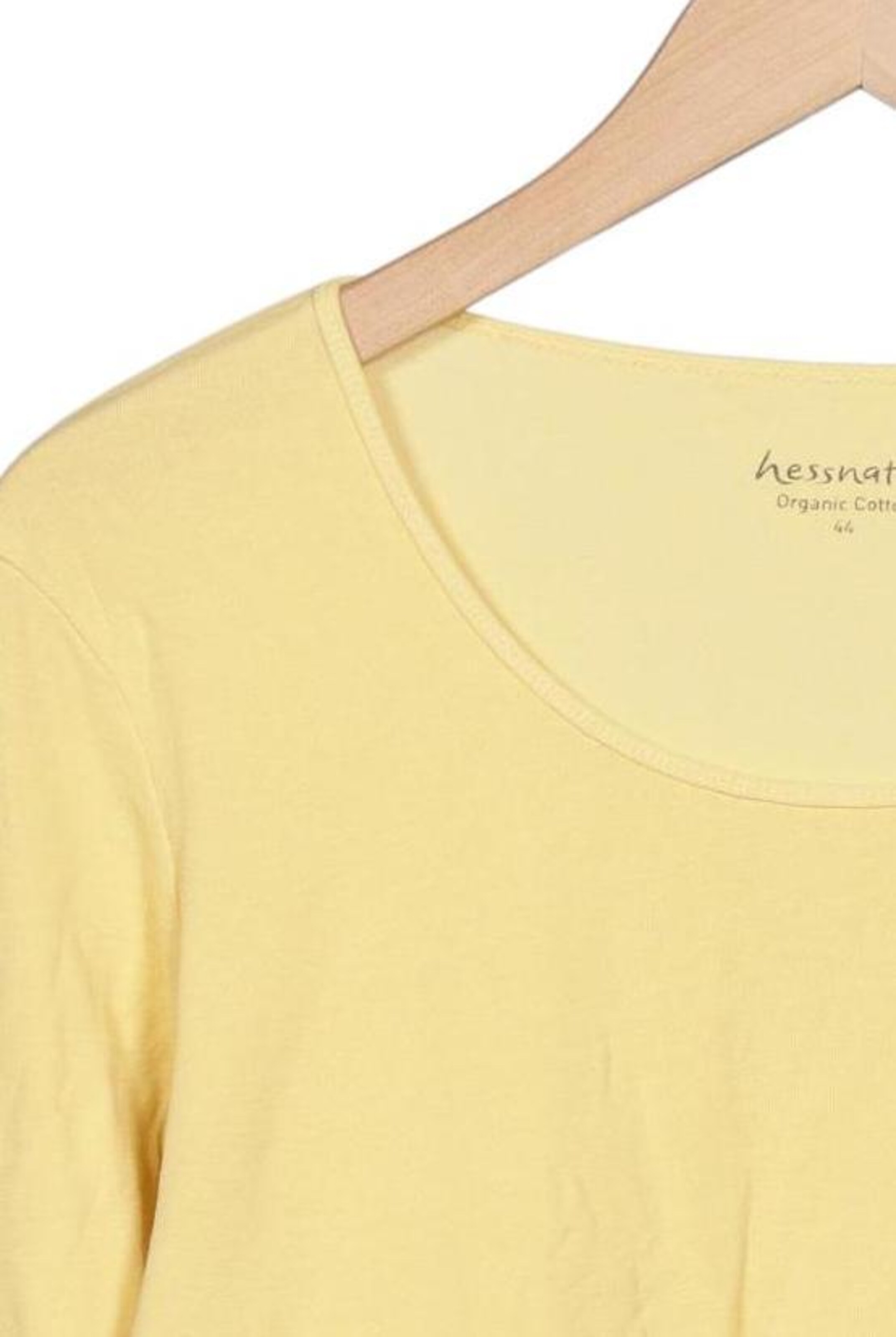 hessnatur Top & Shirt in XXL in Yellow