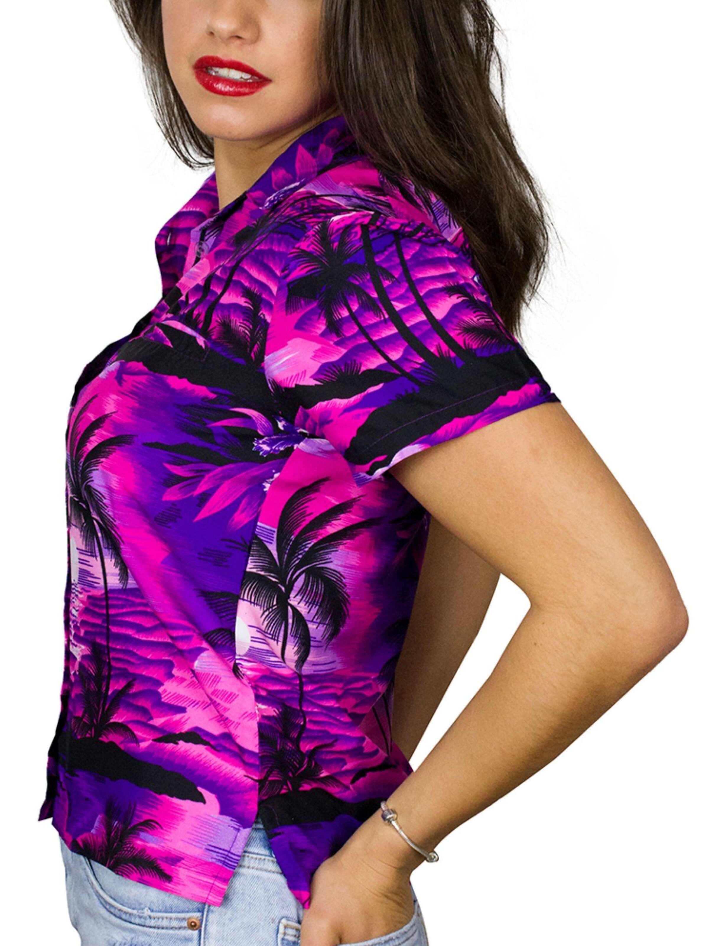 King Kameha Blouse 'Surf' in Pink