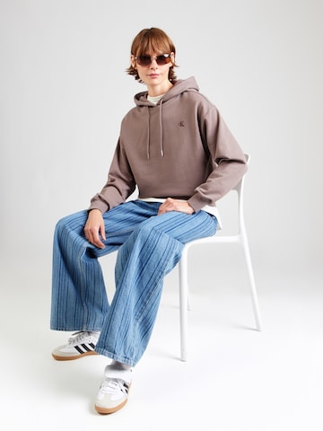 Sweat-shirt Calvin Klein Jeans en violet
