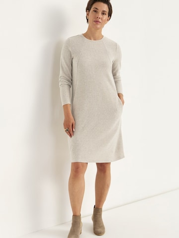 Cellbes of Sweden Gebreide jurk in Beige: voorkant